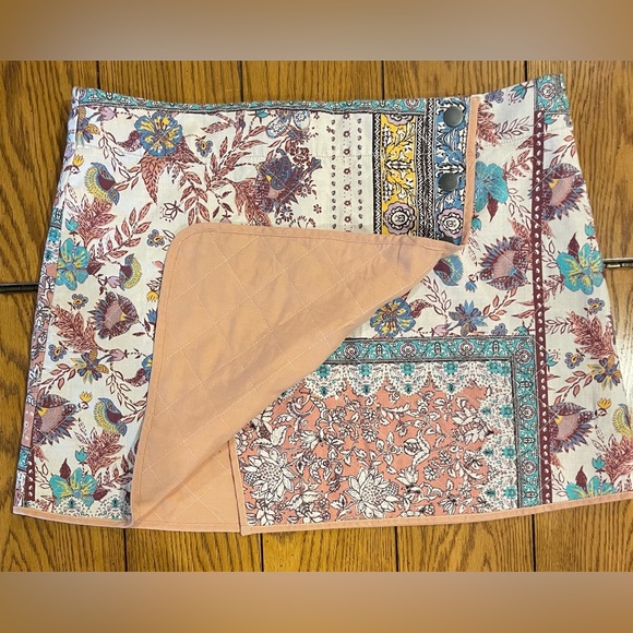 NWOT Free People Mad Love Wrap Mini Skirt, size 12 - Picture 5 of 7